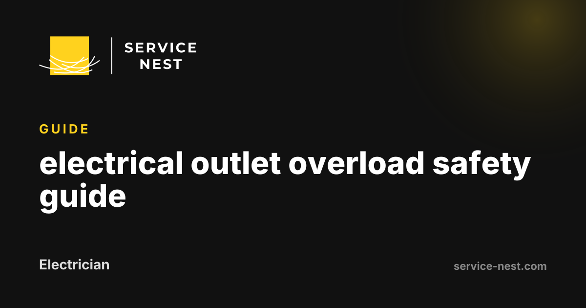 electrical outlet overload safety guide