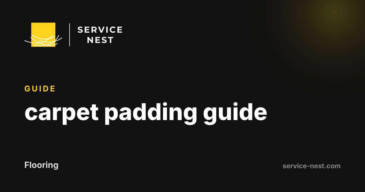 carpet padding guide