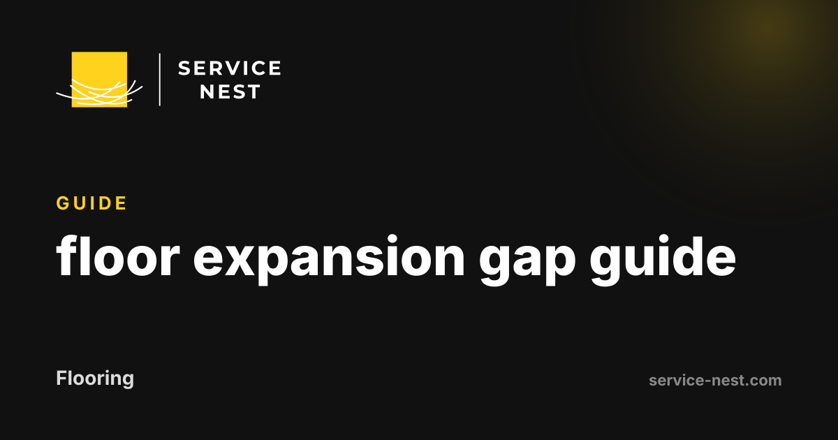 floor expansion gap guide