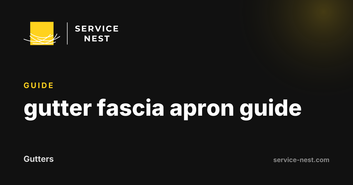 gutter fascia apron guide