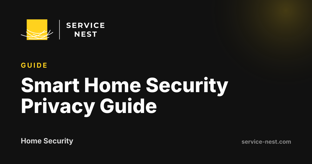 Smart Home Security Privacy Guide