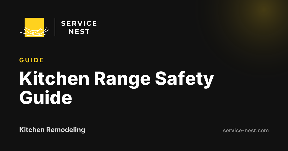 Kitchen Range Safety Guide