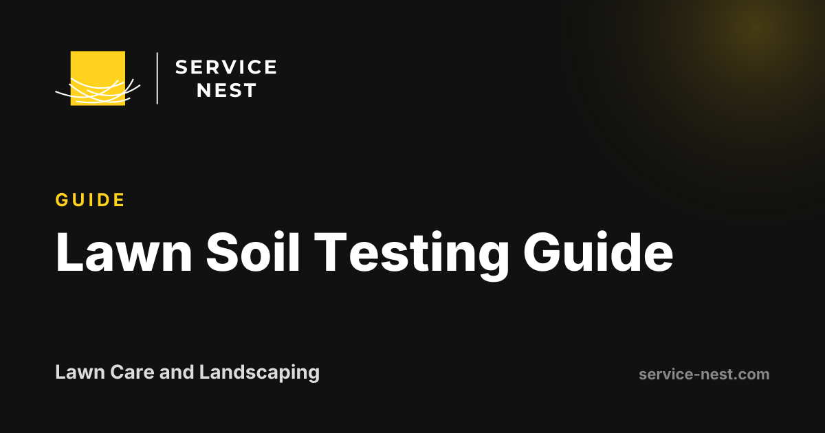 Lawn Soil Testing Guide