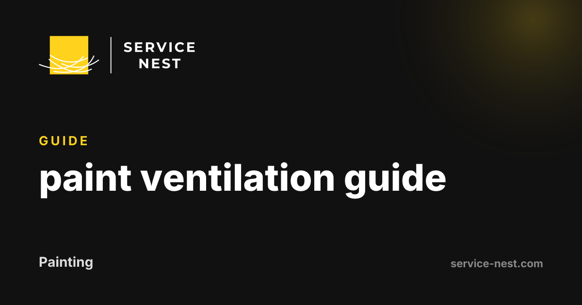 paint ventilation guide