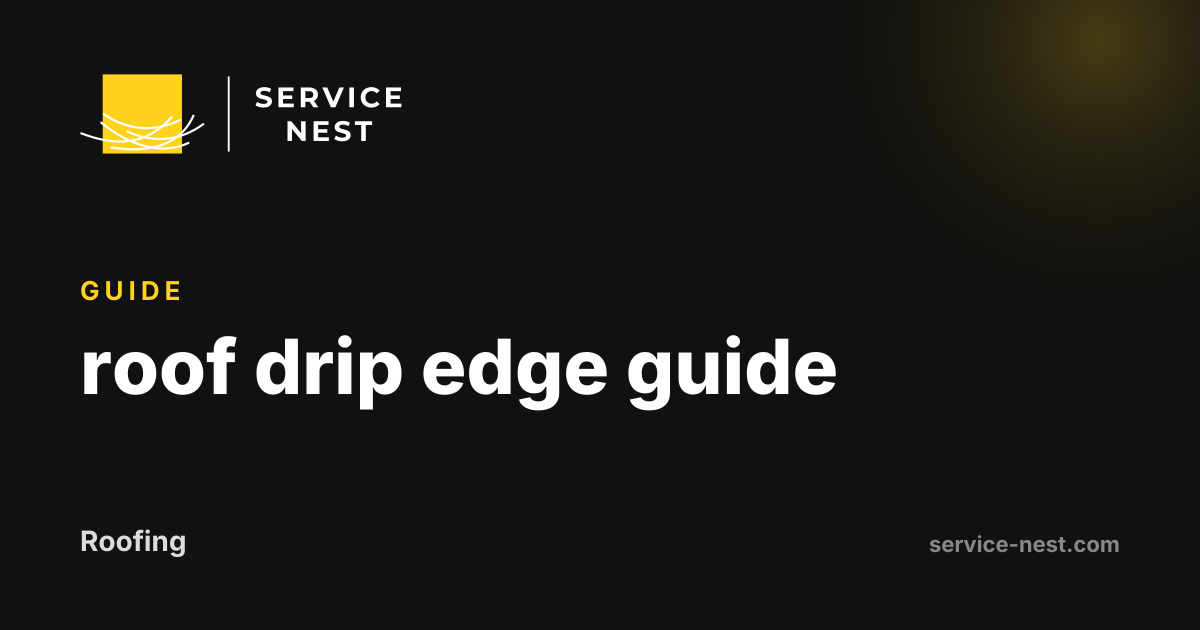 roof drip edge guide