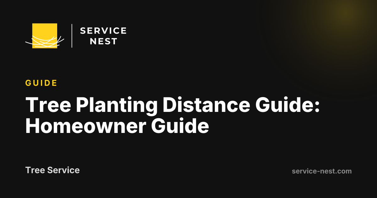 Tree Planting Distance Guide: Homeowner Guide