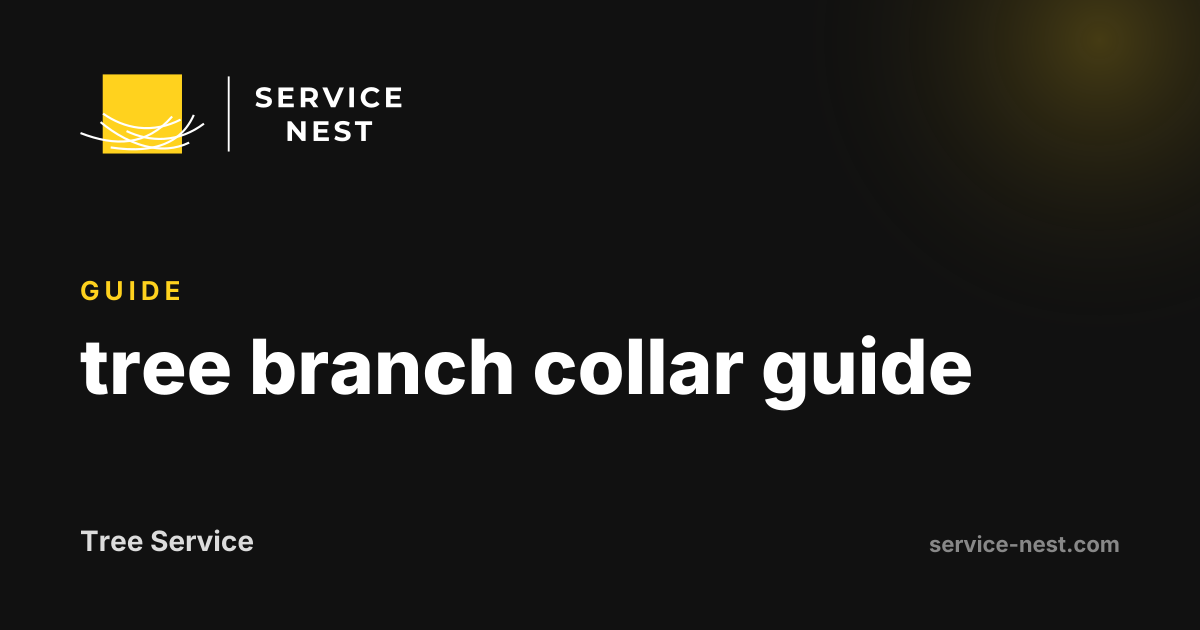 tree branch collar guide