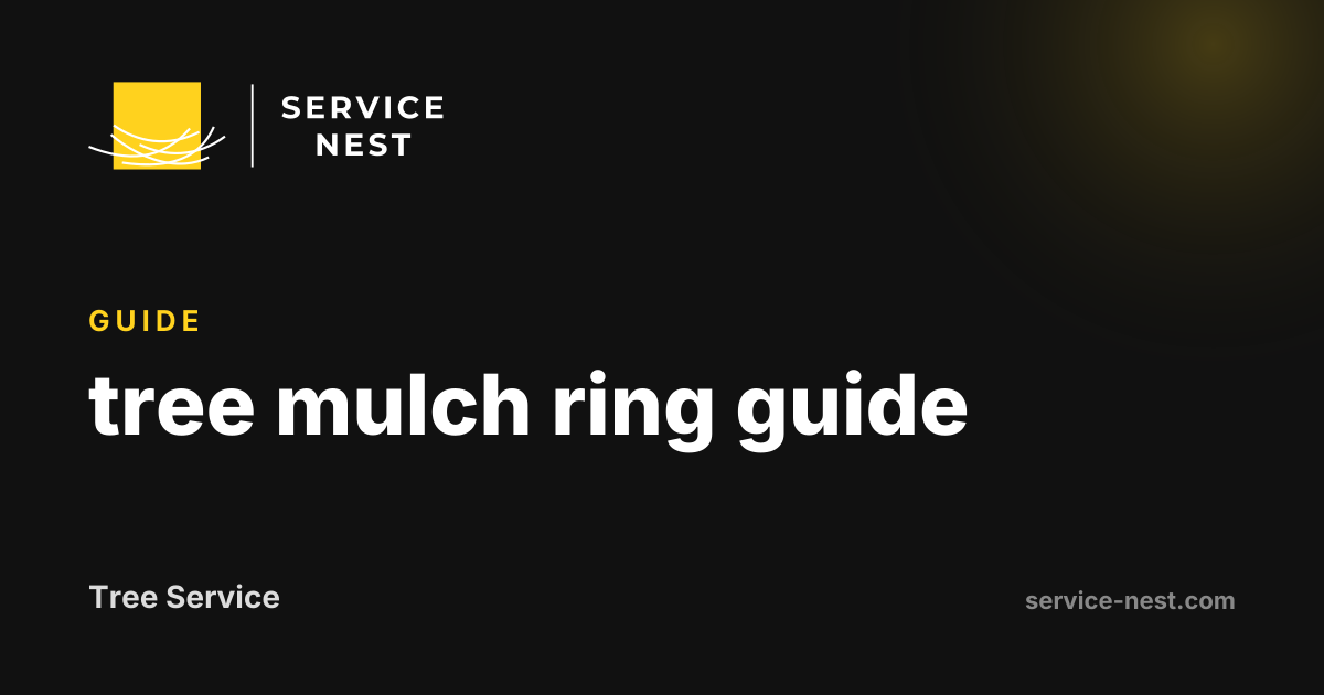 tree mulch ring guide