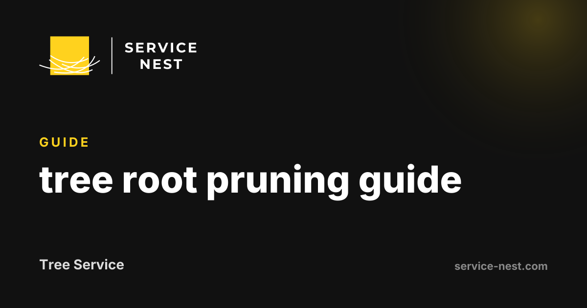 tree root pruning guide